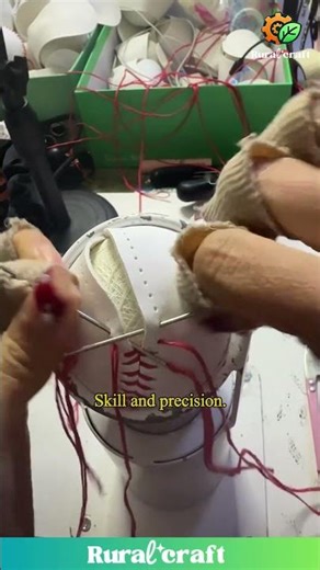 The Craft of Baseball Making: Hand-Stitching Tradition #craftsmanship #baseballstitching #handmade