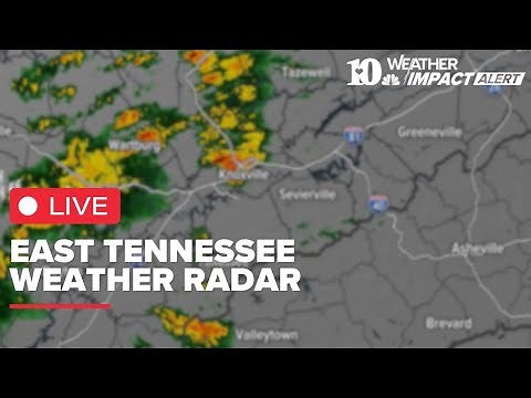 Live Weather Radar || Tracking a round of incoming storms moving through East TN