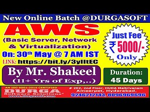 AWS Online Training @ DURGASOFT