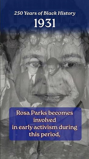 #250yearsofblackhistory: 1931 - Scottsboro Boys and Rosa Parks