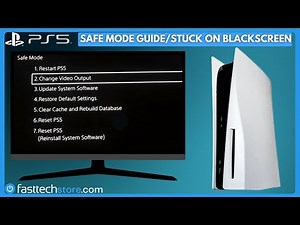 PS5 Stuck in Update Fix (Safe Mode Guide) Stuck On Black Screen, SU-101265-5, Update File Corrupted)