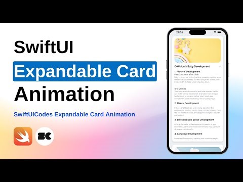 Create a SwiftUI Expandable Card Animation in Minutes 🔥