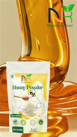 Honey Powder Spray Dried Manufactured by Nvr Nutrition Pvt Ltd, Sayan, Surat, Gujarat, India(Bharat)