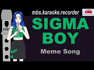 SIGMA BOY Meme Song Flute Recorder Tutorial / How To Play