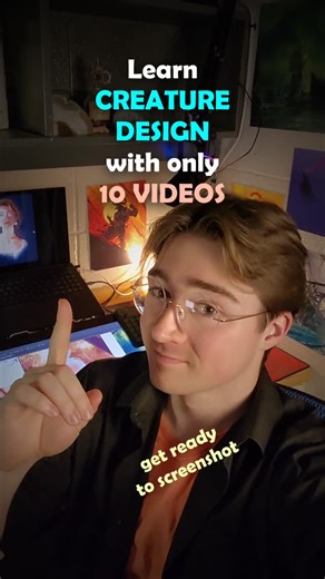 Logan Harvath on Instagram: "10 videos to make you a creature design pro 👻 Anyone else interested in creature design and world building? If you want to get better at creature design, these are the videos you need to watch. They walk you through the essentials of how to draw creatures, from basic shapes to intricate details. These drawing videos will help you get started the right way, offering valuable art tips and concept art techniques. ✨ #creature #creaturedesign #creatures #creatureart #mon