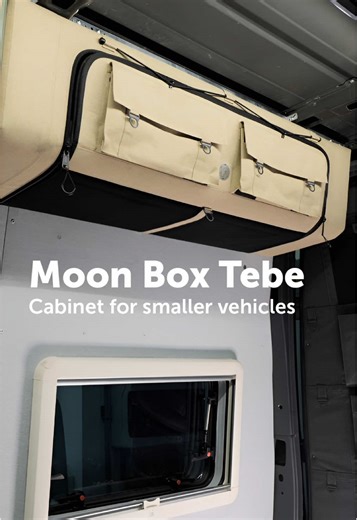 Moon Box Tebe: Compact Overhead Cabinet for Vans
