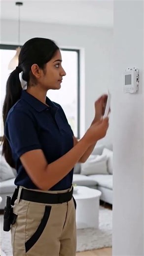 install biometric device #electricalwiring #changeoverswitch #electrical