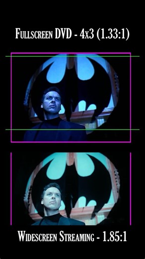Batman Returns: Widescreen vs Fullscreen
