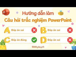 How to create multiple-choice questions in PowerPoint with sound | Multiple-choice question game ...