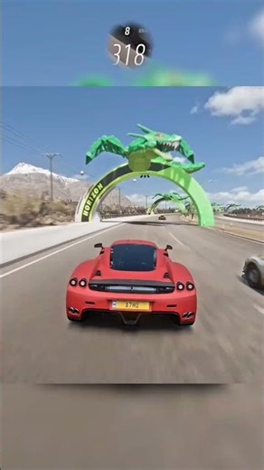 Ferrari Enzo Top Speed Run 🔥 | Forza Horizon 5 Extreme Drive #shorts