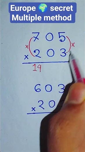 🌍Old Math vs New Math #maths​ #multiplication​ #mathematics​ #mathstricks