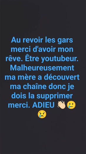 ADIEU les abonnés 😥👋🏻🥲