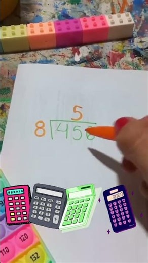 Las divisiones son fáciles con práctica constante y atención diaria ✏️➗📚😊