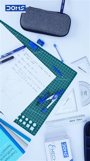 Precision meets performance! 📐✏️ The DOMS E-Mech Mathematical Instrument Box is crafted for accuracy, durability, and smooth geometry sessions. From perfect circles to sharp angles — make every measurement count! #DOMS #DOMSEMech #MathTools #GeometryBox #StudentEssentials #BackToSchool #StudySmart #PrecisionMatters #SchoolSupplies #StationeryLove #MathMadeEasy #ClassroomReady #ExamPrep #EngineeringTools #AccurateLines #CreativeLearning #MathLife #EducationEssentials #QualityStationery #domsindi