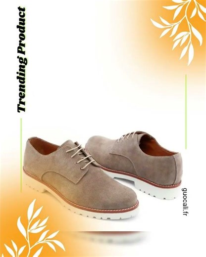 Women Casual Loafers - Lace-Up Derby Shoes