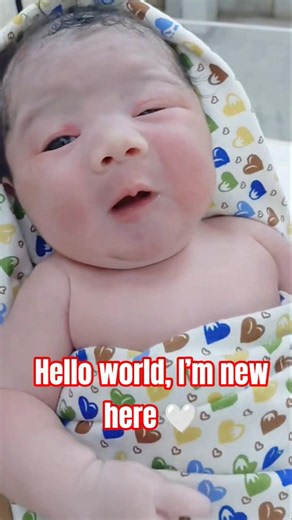 Hello world, I’m new here 🤍#viral #baby #shorts