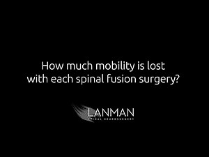 How much mobility is lost with each spinal fusion? | Dr. Todd Lanman