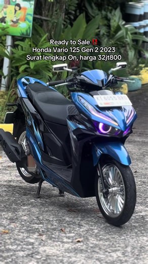 Dijual ‼️ Honda Vario 125 Gen 2 2023 Surat lengkap BPKB,STNK,FAKTUR,FC KTP. Pajak on 2026, Plat on 2028 Plat Samarinda Tukar tambah motor lain bisa ajukan aja Ket : - Body repaint mulus biru hitam vietnam - ⁠Mesin standar halus segel - ⁠Kelistrikan aktif semua - ⁠Kilometer 24rb rendah - ⁠Ban d/b Pirelli Diablo Rosso 🆕 - ⁠Velg VND RCL 🆕 - ⁠Master rem RCB S1 🆕 - ⁠Lampu Biled Aes Experience Belang - ⁠Stoplamp Lezy RGB - ⁠Kaliper Brembo 2p Original Italy - ⁠Shock depan KYB Rebound ARS - ⁠Shock be