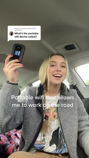 Reply to @andrea.wilson24 how i get wifi on the road 🚙 #learnontiktok #remotework