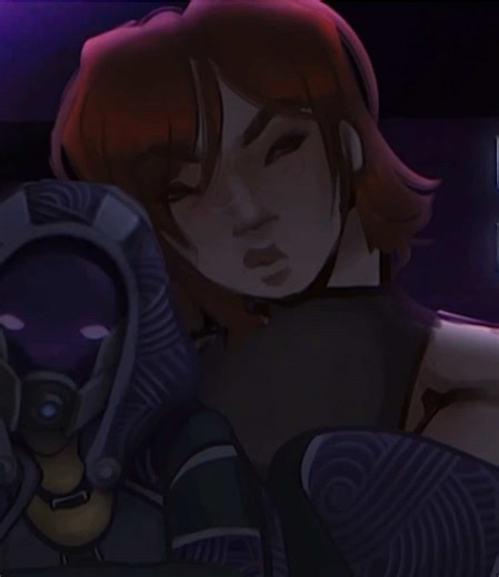 “Hey pretty commander, won’t you come to my quarters 2nite?” FEMSHEP X TALI IS PEAK AND CANON 🥱🥱🥱 #fyp #blurrr #krita #masseffect #animation