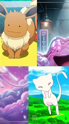 “Ditto Secret 😳 | Is Ditto a Failed Clone of Mew? Dark Pokémon Theory 👀 #pokemonfakemon