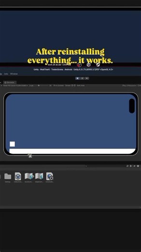 Testing mobile controls in Unity 6 #Shorts