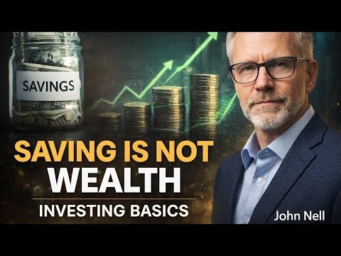 Saving Is Not Wealth | Investing Basics, Financial Freedom