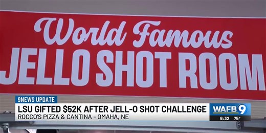 Jello shot challenge helps LSU food bank
