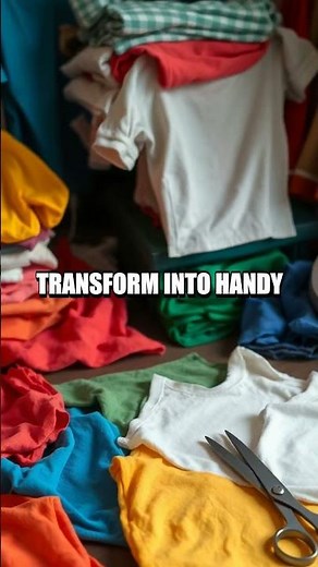 Turn Old T-Shirts into Fun Cleaning Rags!