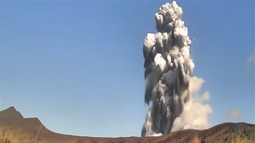 Taal volcano erupts over Philippines