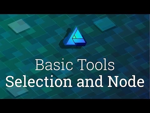 Affinity Designer - Manage Shapes and Curves with Selection and Node tools
