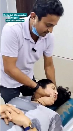 Spicy Neck Cracking & Popping with Chiropractic Adjustment. ‪@dr.sanketchiropractor‬