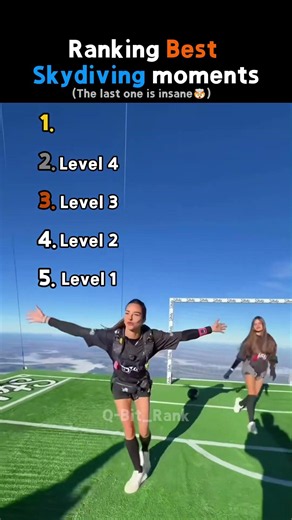 Ranking The Best Skydiving Moments 🤯 #skydiving #viral #shorts