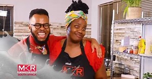 Behind Matheku: Mark and Mbali – My Kitchen Rules SA