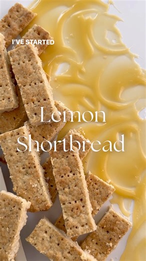Lemon Shortbread 🍋 Buttery, slightly sweet and tart shortbread is the perfect treat to bring us into the upcoming summer months! It’s also very easy to bake which is a total win 🙌🏽😋 Start by browning 1 cup of unsalted butter. Once it’s golden in color and fragrant let it completely cool on the counter before the next step. Zest an entire lemon and massage the lemon zest into 1/3 cup of sugar. Next add the browned butter to the lemon sugar along with; the juice of 1 lemon, 1 tsp of vanilla, 3