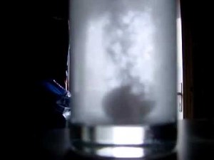 Aspirin Dissolving in Water
