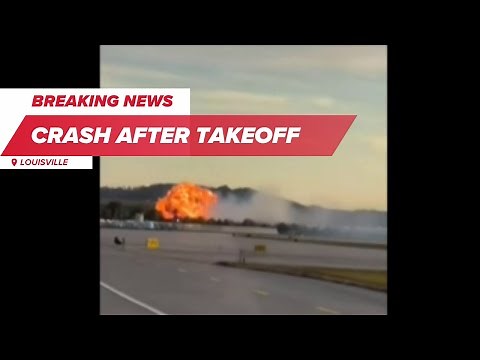Video shows fireball on airport runway in Louisville UPS plane crash