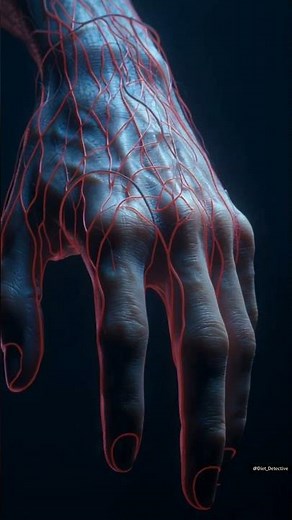 Veins in the hands | human anatomy | physiology | anatomy #diet #health #doctor #education #shorts