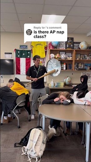 There is an AP nap class. #teacher #funny #napclass