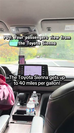 POV: Your passengers view from the Toyota Sienna #drivewhip #uberxl #uberdriver