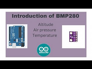 BMP280 sensor for measuring pressure, altitude, and temperature.
