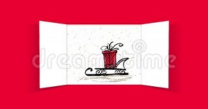 Animation Christmas Advent Calendar Door Opening Stock Footage - Video of flat, calendar: 235002732