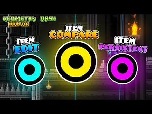 Geometry Dash (2.2) How To: The Three Item Modifiers!