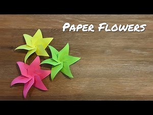 How to make Paper Flowers / Easy Origami Flowers