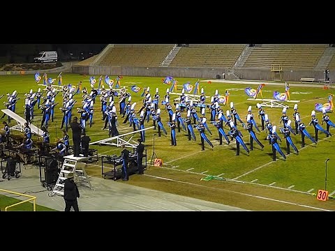 Clovis North (2023) Marching Band & Color Guard: Full performance -- Aequus