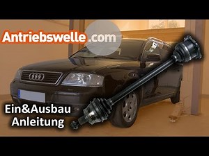 Antriebswelle beim Audi A6 an der Vorderachse wechseln