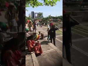 Nyahbinghi drums chanting down Babylon