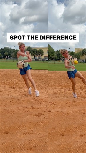 A tip to gain more power & accuracy while throwing on the run #softball #baseball