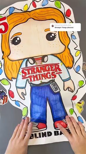 Stranger things blind bag! #asmr #diy #papercraft #paper #blindbag | HiHi Paperdiy