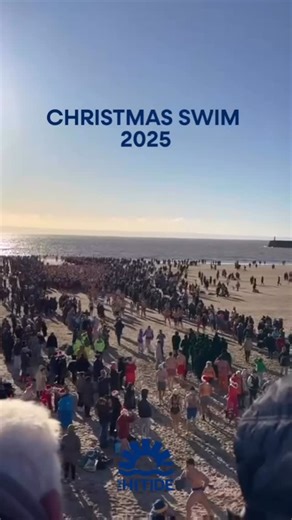 Christmas Swim 2025, you were special. 🌊🎄✨ An incredible turnout, unforgettable outfits and a community that shows up every time. Merry Christmas 2025 - 2026 we look forward to you! | The Hi Tide Inn